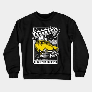 Hudson Hornet "traveling" Crewneck Sweatshirt